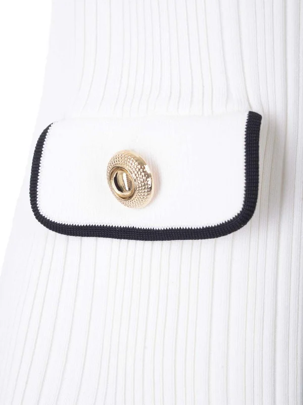 Ribbed Viscose Mini Dress - Image 4