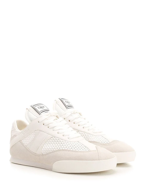KICK Mesh Leather Low-Top Sneakers - Image 2
