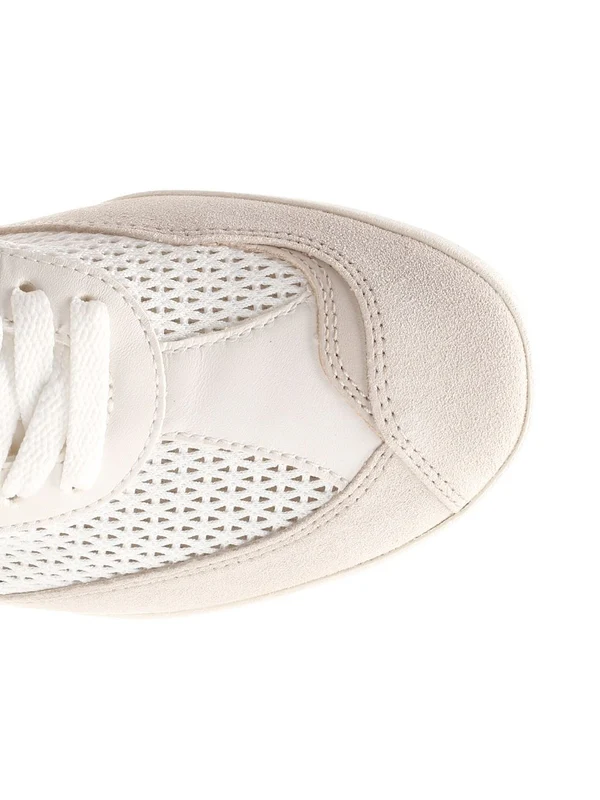 KICK Mesh Leather Low-Top Sneakers - Image 4