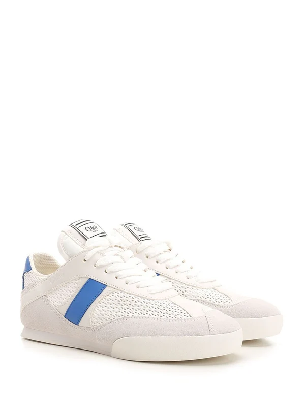 KICK Mesh Leather Low-Top Sneakers - Image 2