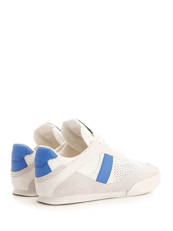 KICK Mesh Leather Low-Top Sneakers - Image 3