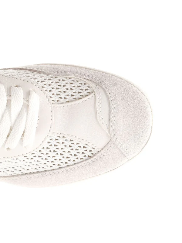 KICK Mesh Leather Low-Top Sneakers - Image 4