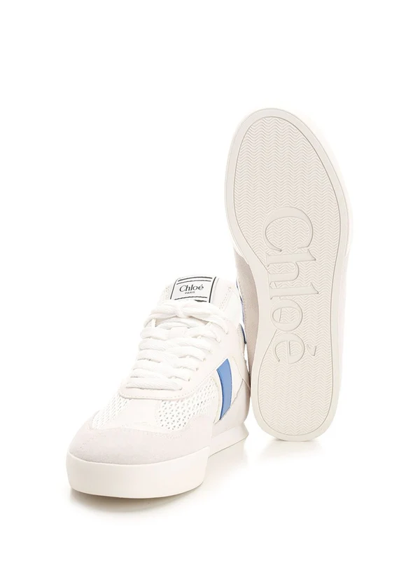 KICK Mesh Leather Low-Top Sneakers - Image 5