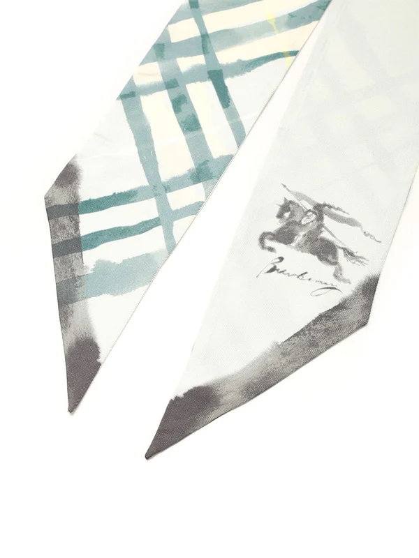 Reversible Silk Twill Scarf - Image 2