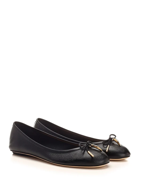 Iris Leather Flat Shoes - Image 2