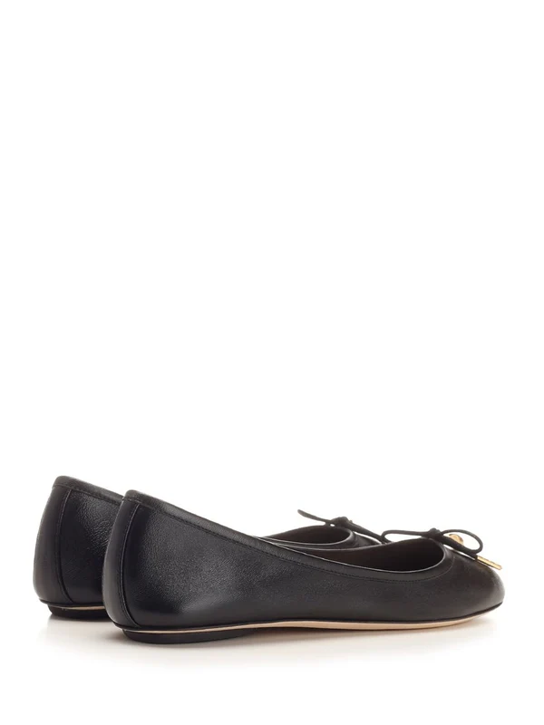 Iris Leather Flat Shoes - Image 3