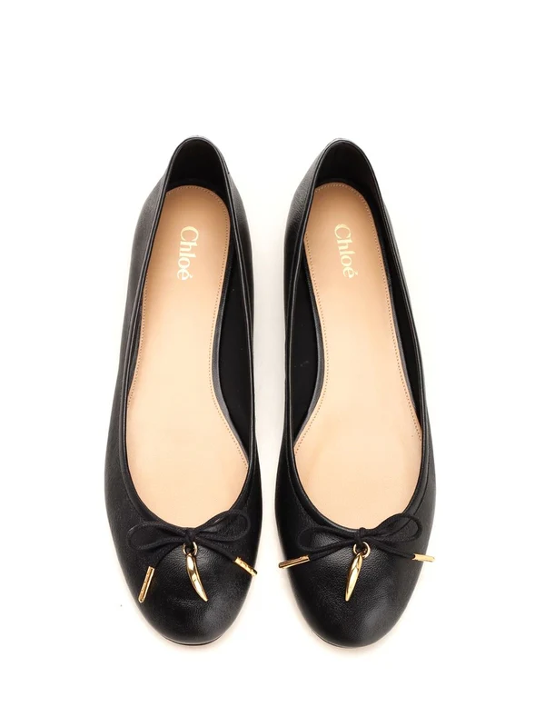Iris Leather Flat Shoes - Image 5