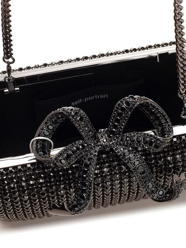 Crystal Embellished Clutch Bag - Image 4