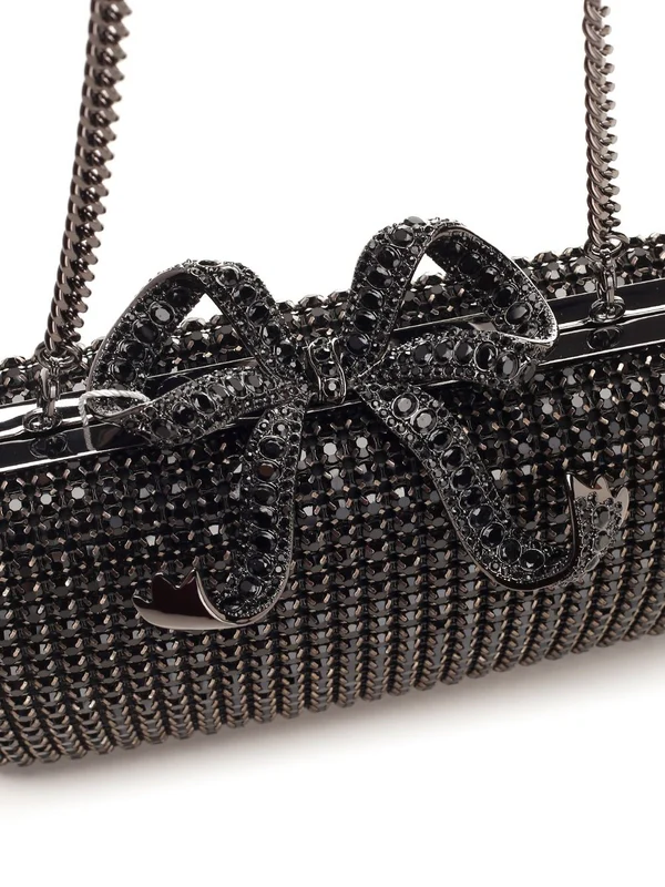 Crystal Embellished Clutch Bag - Image 5