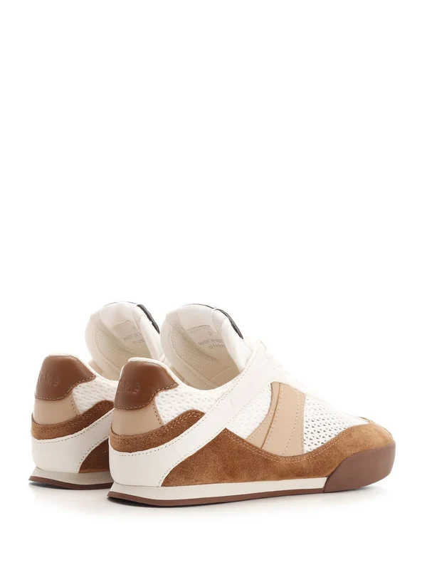 KICK Mesh Leather Low-Top Sneakers - Image 3