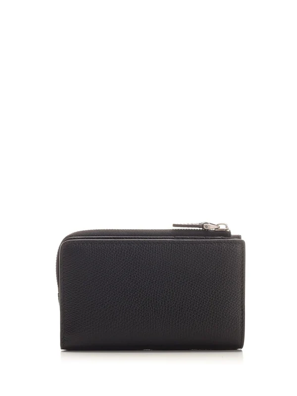V Logo Leather Wallet - Image 3