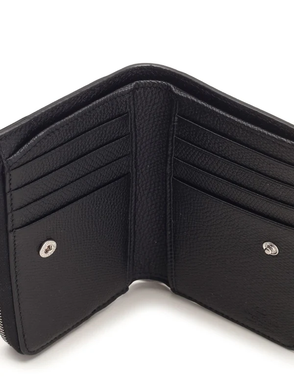 V Logo Leather Wallet - Image 4