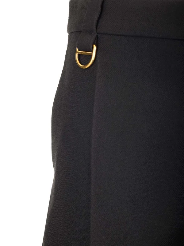 Tailored Wool Crepe Shorts - Image 4