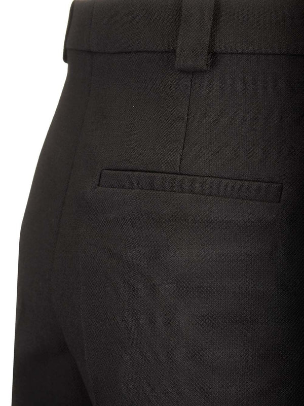 Tailored Wool Crepe Shorts - Image 5