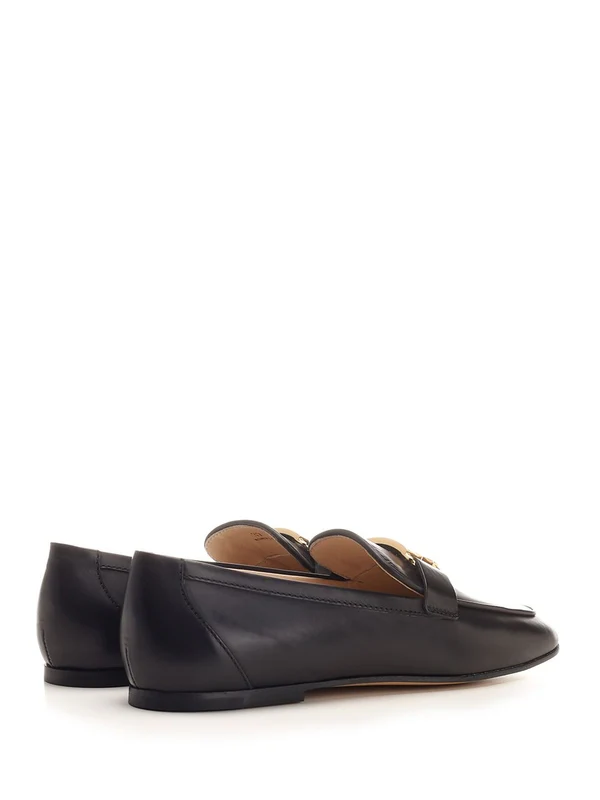 T Buckle Leather Loafer - Image 3