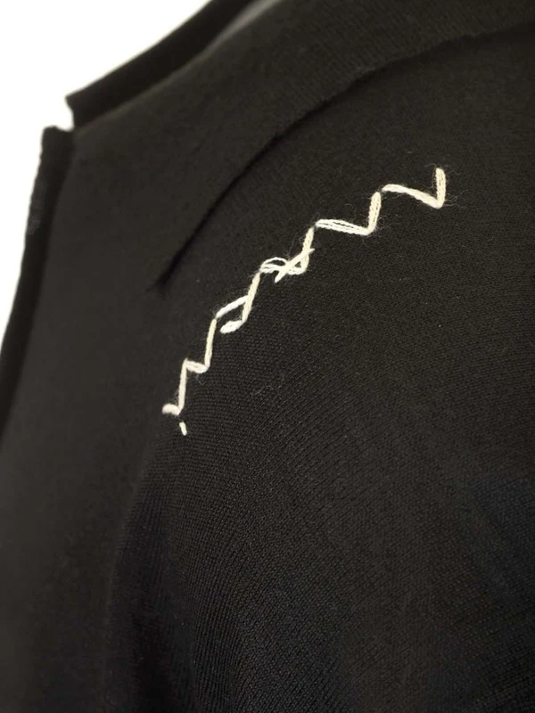 Wool Silk Polo Shirt - Image 4