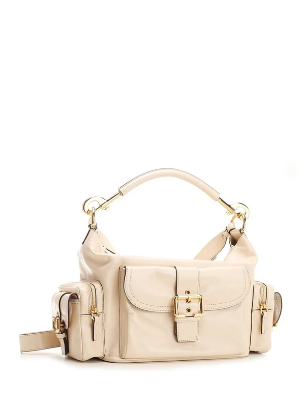 Camera Leather Tote Bag - Image 2