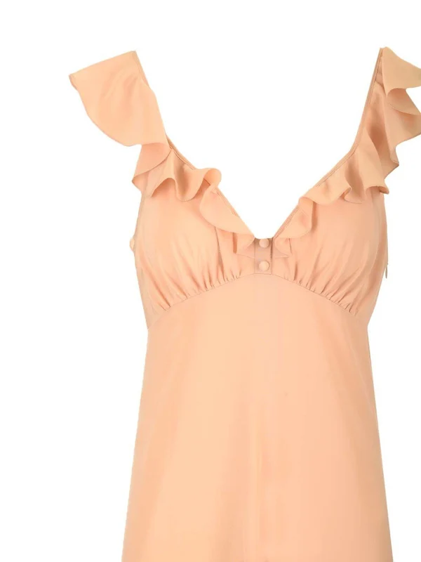 Crepe Silk Long Dress - Image 4