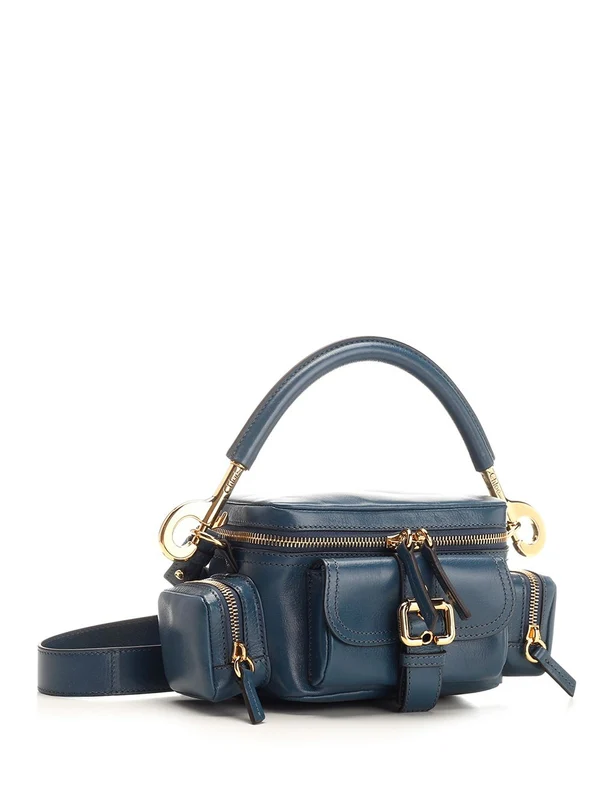Camera Mini Leather Tote Bag - Image 2