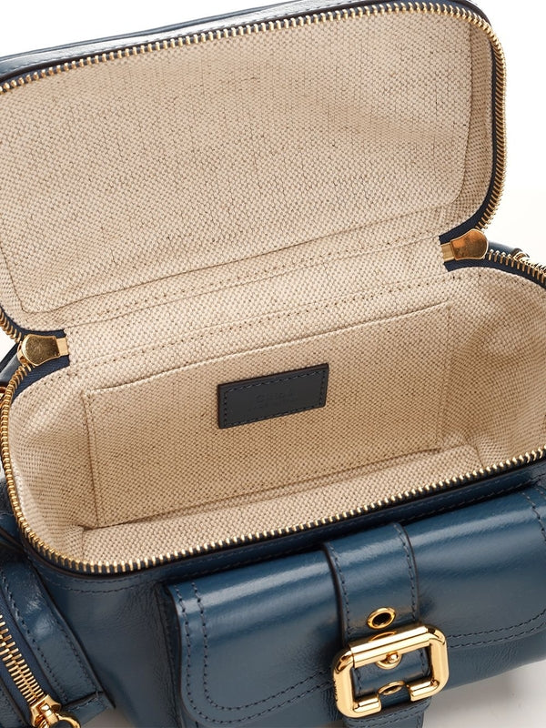 Camera Mini Leather Tote Bag - Image 4