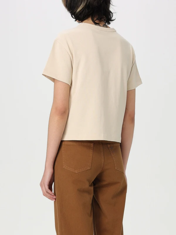 Logo Detail Crewneck Short Sleeve T-shirt - Image 2