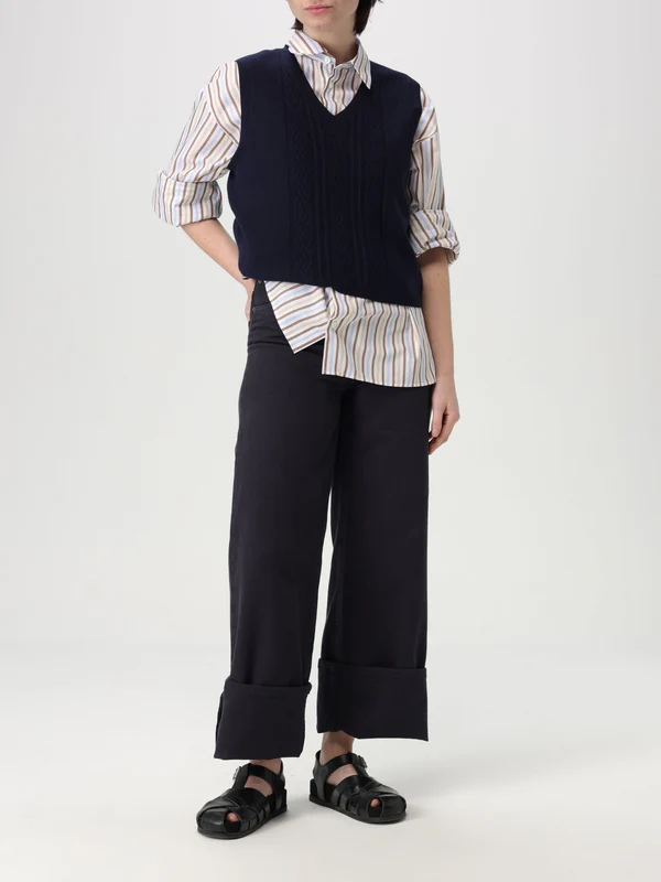 Pinstripe Pocket Button-up Shirt - Image 2