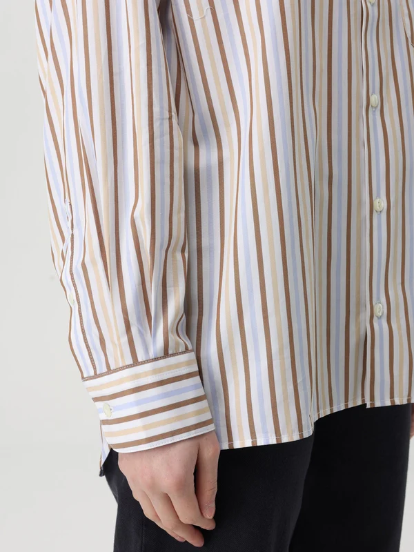 Pinstripe Pocket Button-up Shirt - Image 4