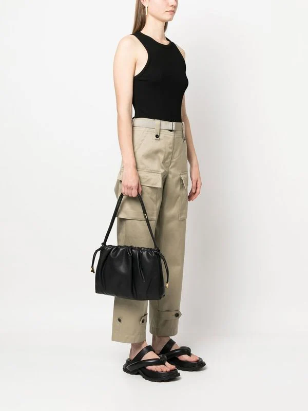 Logo Detail Drawstring Shoulder Bag - Image 5