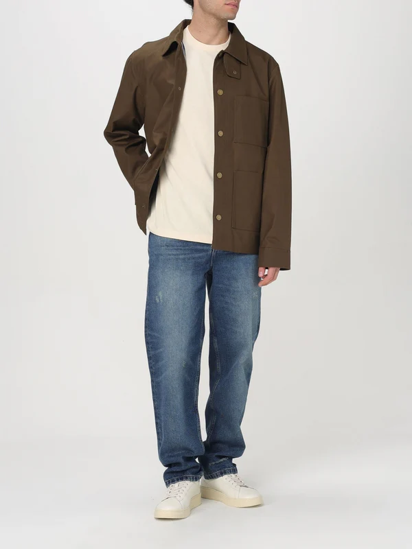Pocket Detail Collar Button-up Jacket - Image 2