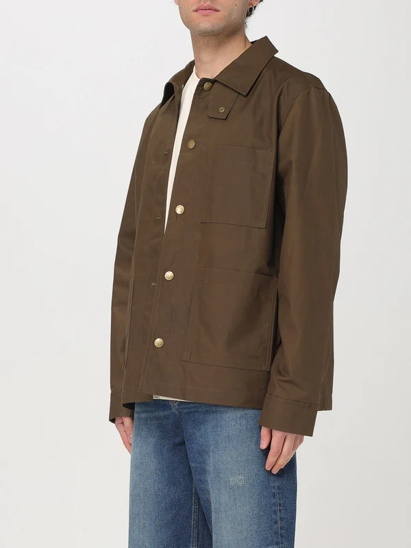 Pocket Detail Collar Button-up Jacket - Image 4