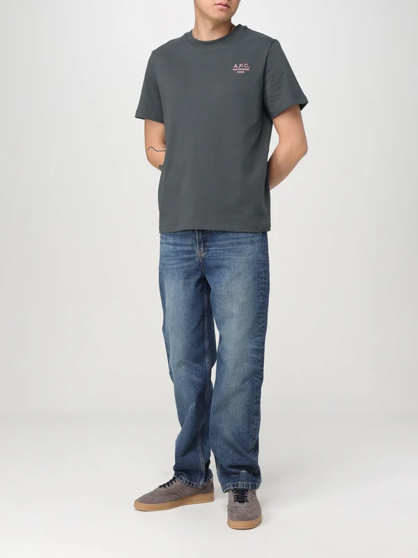 Chest Logo Cotton Short Sleeve T-shirt - Image 2