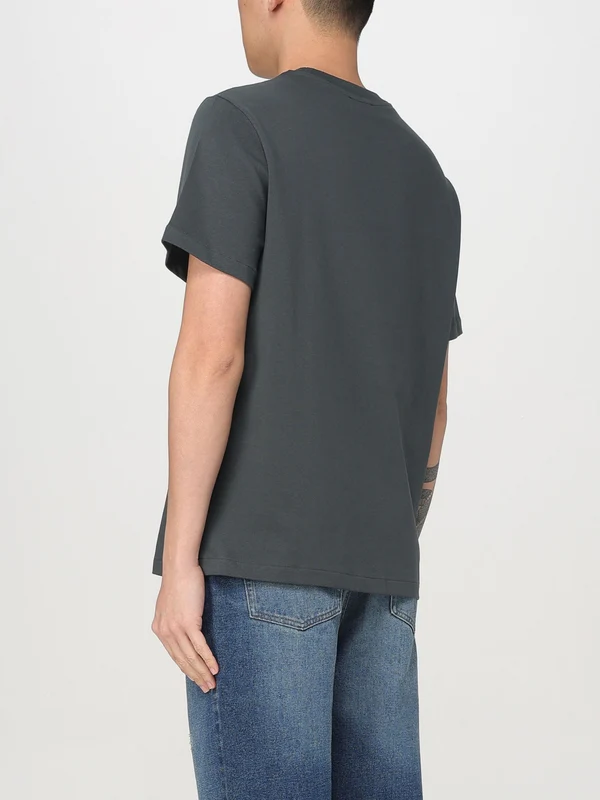 Chest Logo Cotton Short Sleeve T-shirt - Image 3
