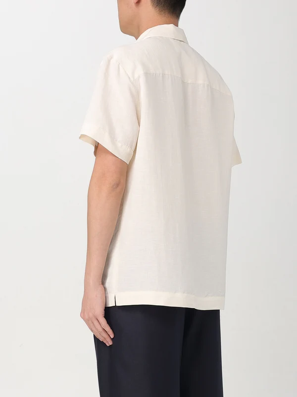 Pocket Detail Button-up Short Sleeve Shirt - Image 2