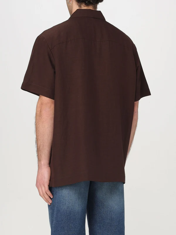 Pocket Detail Button-up Short Sleeve Shirt - Image 2