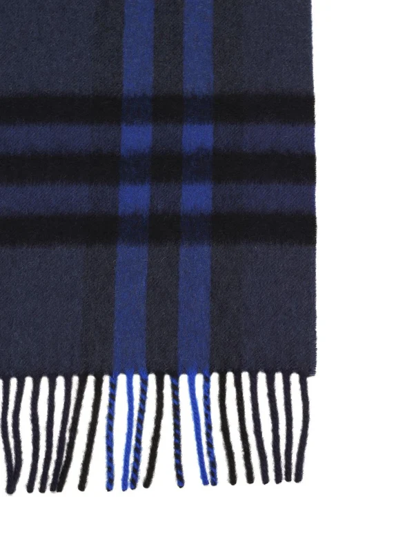 Giant Check Pattern Cashmere Scarf - Image 2