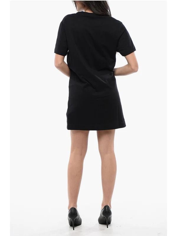 Egor Logo Printed Short-sleeve Dress - Image 2