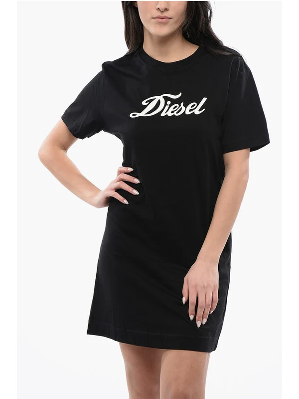 Egor Logo Printed Short-sleeve Dress - Image 4