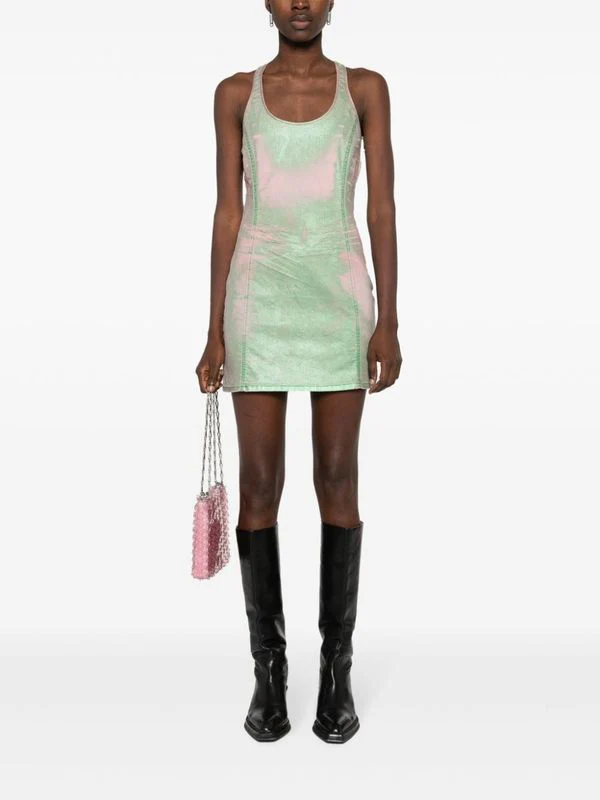 Arlyn Sleeveless Cotton Denim Dress - Image 2