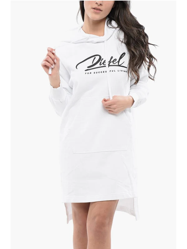 Logo Printed Midi Dress - Image 4