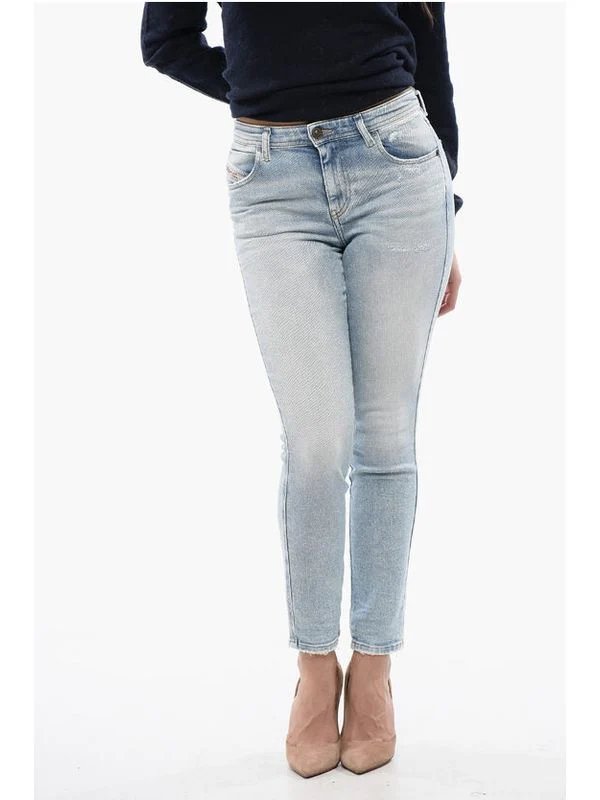 Back Logo Slim-fit Denim Pants - Image 2