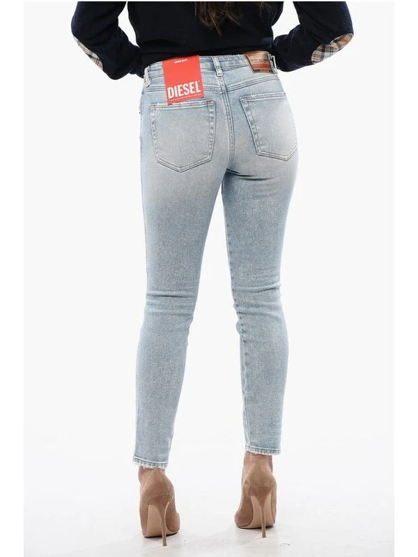 Back Logo Slim-fit Denim Pants - Image 3