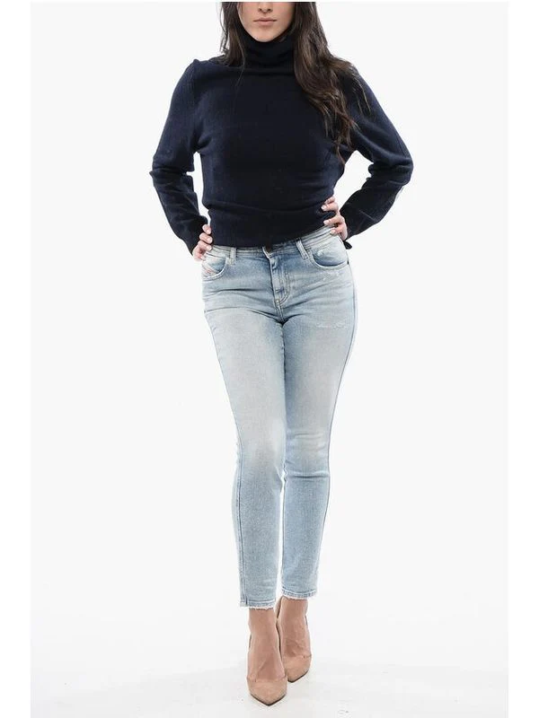 Back Logo Slim-fit Denim Pants - Image 5