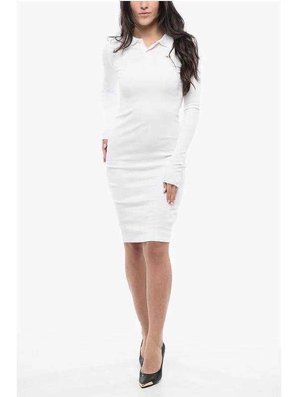Ribenn Logo Collar Long-sleeve Dress - Image 2