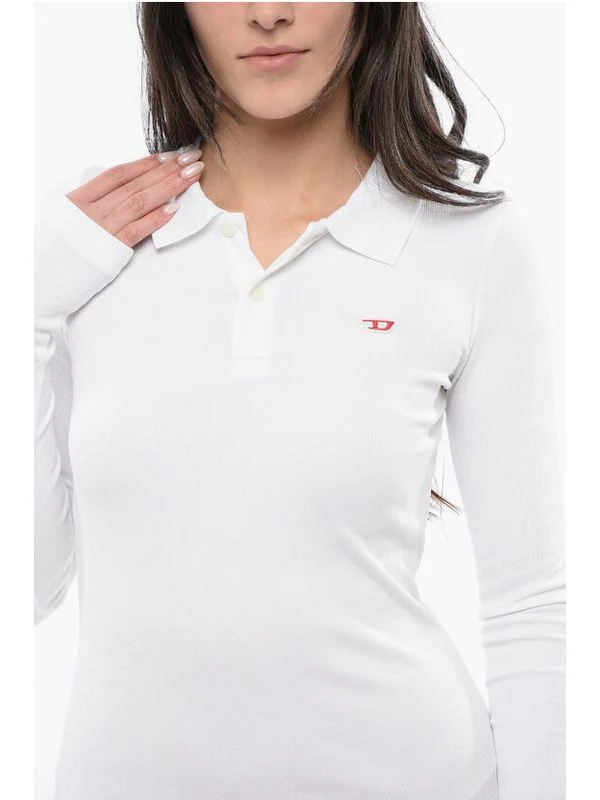 Ribenn Logo Collar Long-sleeve Dress - Image 4