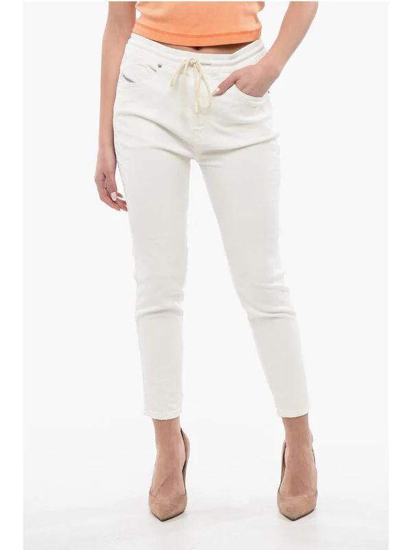 Fayza Drawstring Banding Cotton Blend Pants - Image 2
