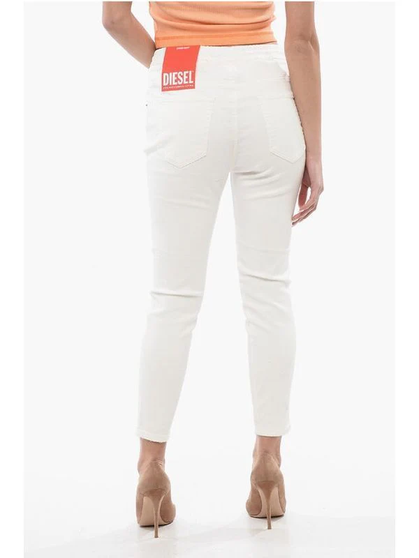 Fayza Drawstring Banding Cotton Blend Pants - Image 3