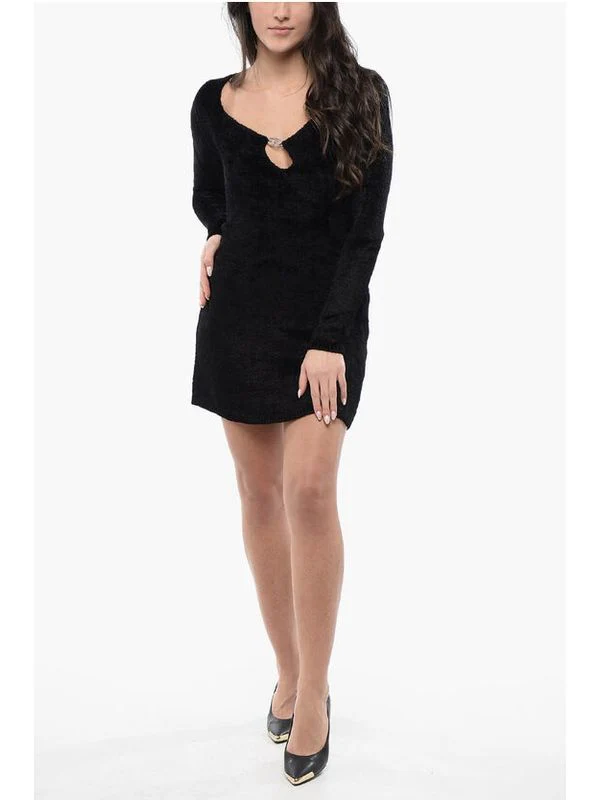 Coleen Logo Cut-out Long-sleeve Dress - Image 2