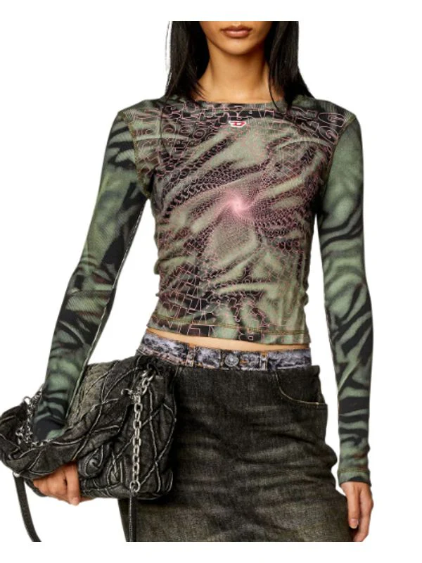 Banes Logo Printed Crewneck Long-sleeve Top - Image 2
