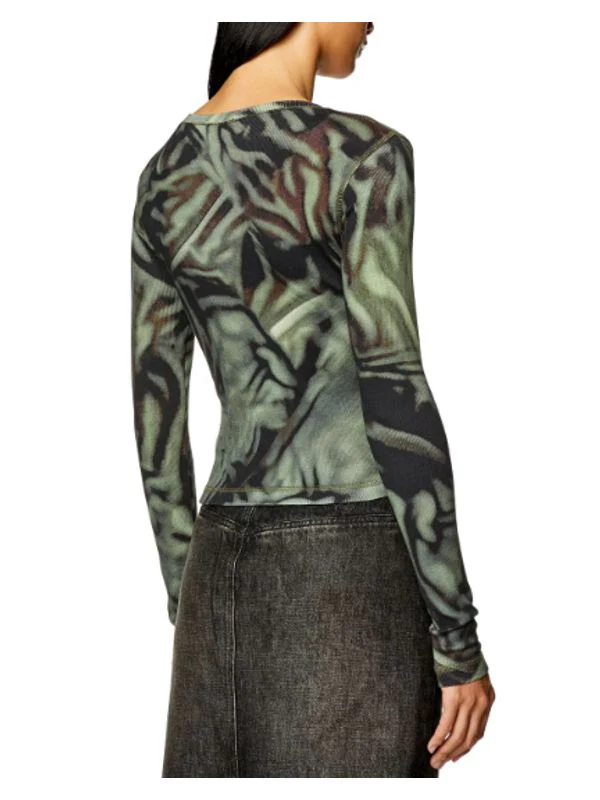 Banes Logo Printed Crewneck Long-sleeve Top - Image 3