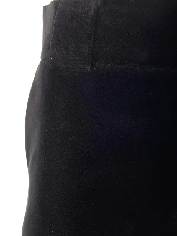 Tailored Velvet Shorts - Image 5